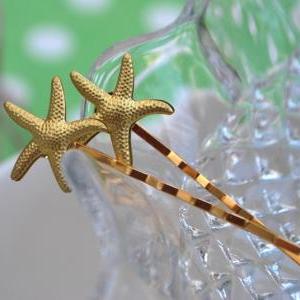 Starfish Bobby Pins